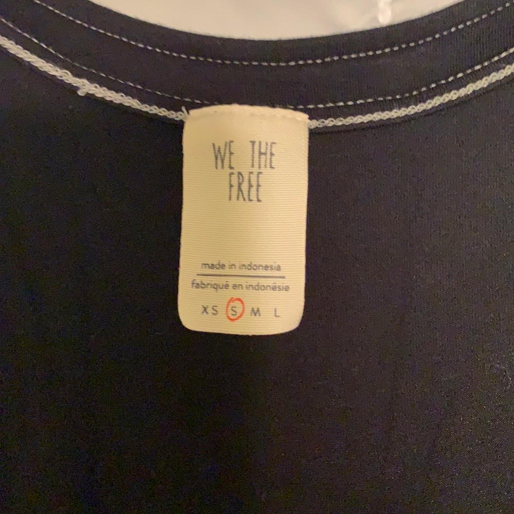 Free People High Low Split side Tank Top